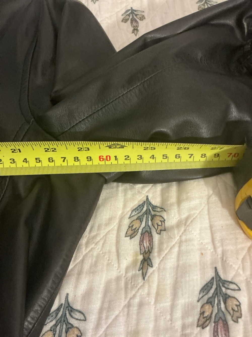 John Varvatos Black Leather Jacket - Picture 5 of 7